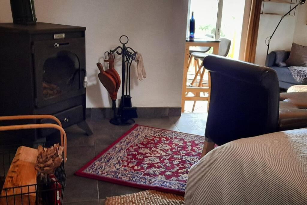 Casa Aguar: Acogedora Casa De Invitados En El Bosque Barrial Luaran gambar